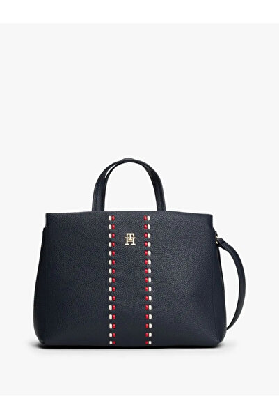Tommy Hilfiger Women's Navy Blue Shoulder Bag with Removable Shoulder Strap Z...