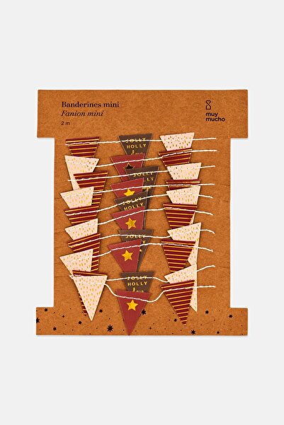 Muy Mucho Fanion Mini Pennants, Assorted