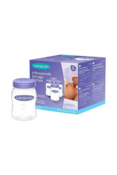 Generic عبوة من 4 زجاجات لتخزين حليب الأم