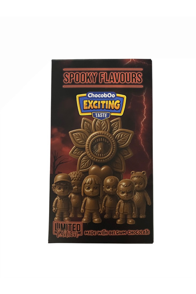 CHOCOBOO Spooky Flavours STRANGER THINGS Figürlü Premium Belçika Çikolatası 35g