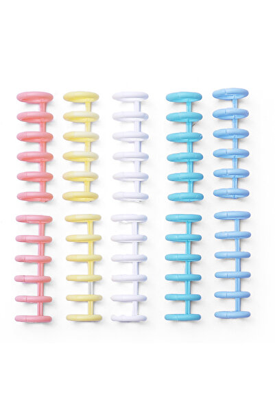 Choice1 Type 1 KW-trio Binding Spine Combs 6Holes Loose Leaf Binder Album Rin...