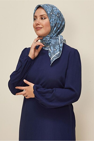 Alvina Natural Flower Patterned Scarf 8559