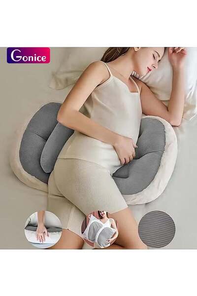 Gonice Pregnancy Pillow For Sleeping Grey
