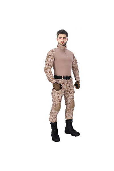 Reis Protective suit and blouse set, Tactical Guard, with knee pads XXXL Beige