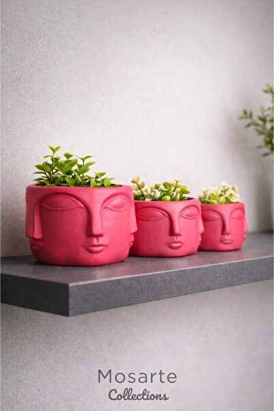 Mosarte Buda Series Minimalist Soyut Yüz Vazo / Heykel – Modern Dekoratif Obj...