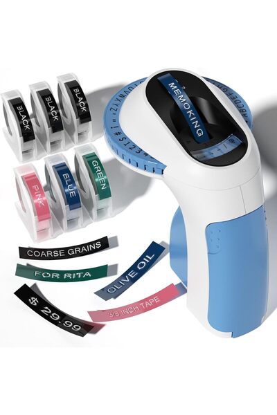 Memoking E975 Embossing Label Maker Machine