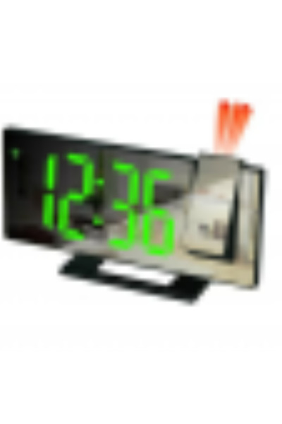 Ceado Mirror Table Clock, LED Screen With 3D Projection, Temperature Display, Alarm