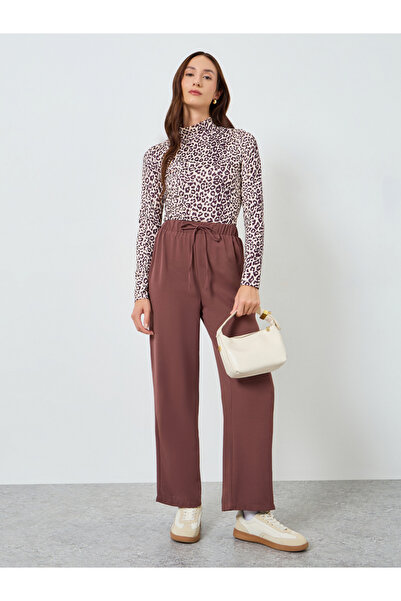 Take Two By Styli Women Drawstring Waist Straight Leg Pants