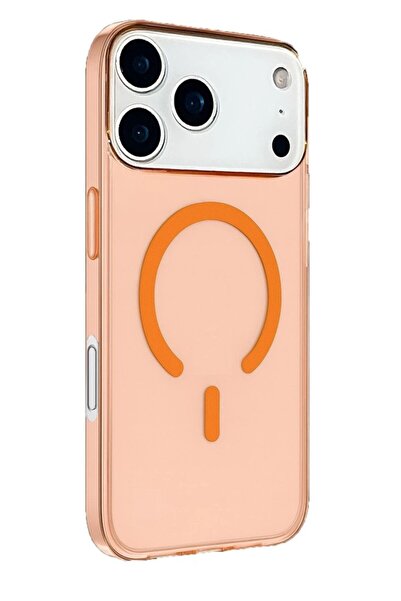 UnDePlus Apple iPhone 17 Pro Max Kılıf Şeffaf Lansman Magsafe Wireless Şarj Ö...