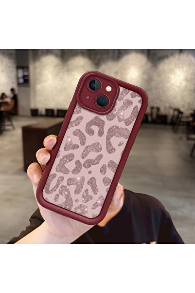 Hontinga حافظة ملونة من السيليكون متوافقة مع هاتف iPhone 15 Plus، مصنوعة من م...