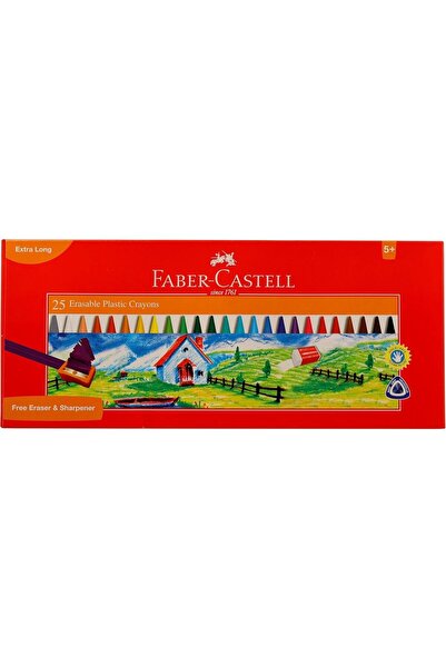 Faber Castell Faber-Castell Mum Pastel Boya Silinebilir 25 Renk