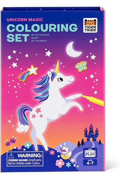 TIGER TRIBE Colouring Set - Unicorn Magic