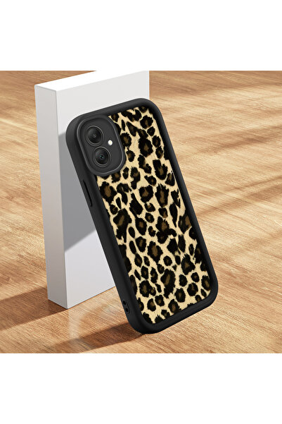 Hontinga حافظة هاتف بسيطة متوافقة مع سامسونج جالاكسي A05 بنمط النمر من السيلي...