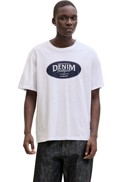 Jack & Jones JACK &JONES Dover Denim t-shirt - 12290417-White