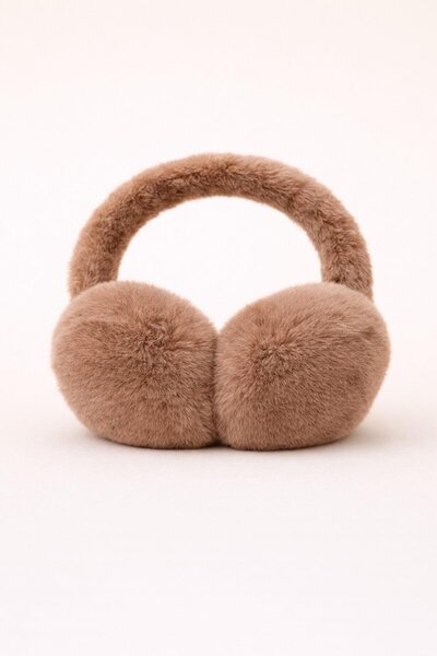 Katia&Bony Căști de pluș maro