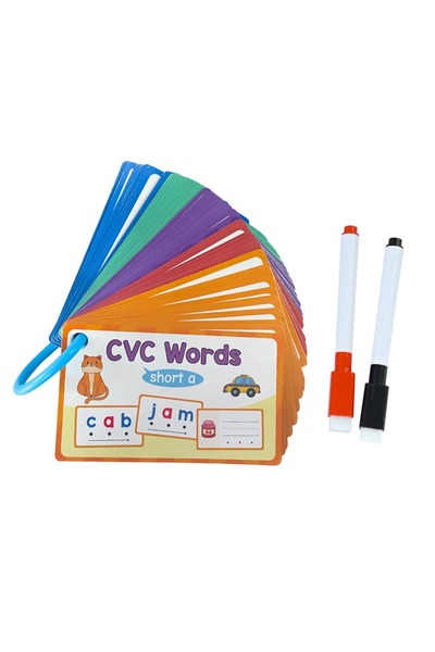 Choice ٦٠ ورقة مع أقلام، بطاقات تعليمية للكتابة اليدوية قابلة للمسح الجاف، ٦٠...