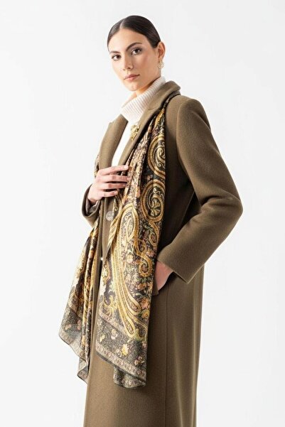 Spazio Felberbaum Desenli Şal YEŞİL