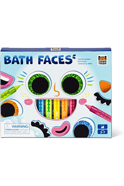 TIGER TRIBE Bath Faces - Crayons, Pens, Bath Stickers, Kids Toddler For 3 Yea...