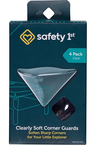 Safety 1st واقيات زوايا ناعمة من كليرلي، عبوة من 4 قطع