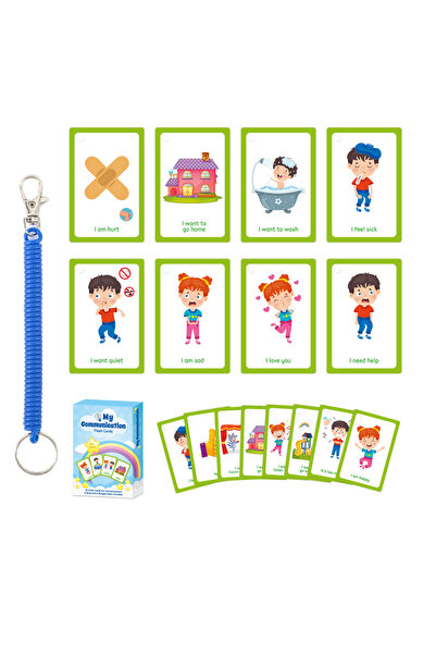Choice1 مجموعة واحدة من بطاقات التواصل البصري غير اللفظي للأطفال المصابين بال...