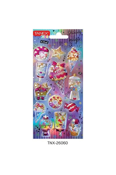 Tanex Shiny Glitter-10 Series Label Sticker Tnx-26060