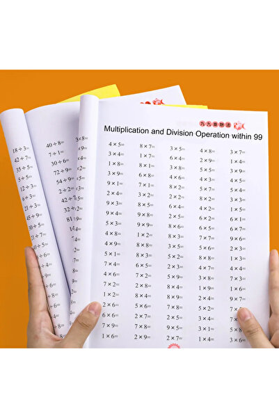 Choice دفتر تمارين جدول الضرب: الضرب والقسمة حتى 99 - تمارين لحفظ الأعداد