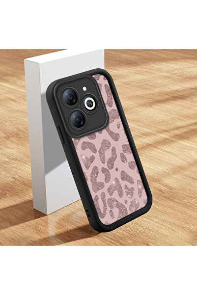 Hontinga حافظة هاتف بسيطة مضادة للسقوط من السيليكون الناعم ذو الملمس الوردي ا...