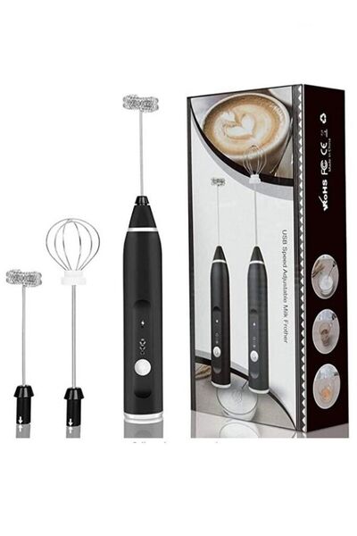 Generic Lion Home Electric Milk Frother and Egg Beater (3 Pieces), Portable a...