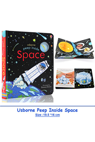 Choice كتاب "نظرة خاطفة على الفضاء" من أوسبورن، كتاب مصور تعليمي باللغة الإنج...