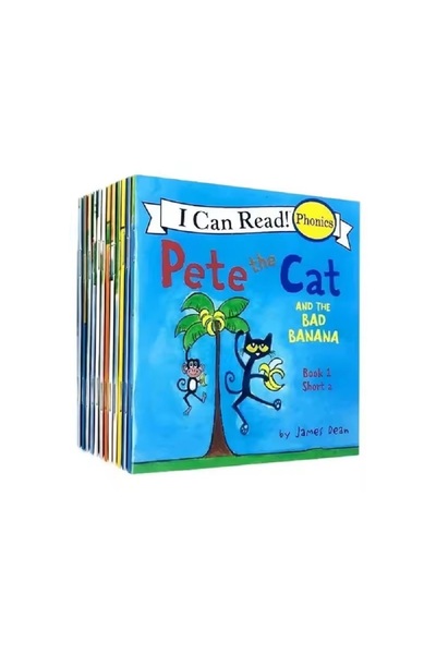 Choice 2 12 كتابًا/مجموعة أستطيع قراءة بيت القط كتب مصورة باللغة الإنجليزية ك...