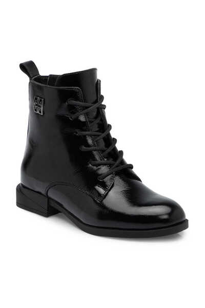 Tergan Siyah Hakiki Deri Kadın Bot - K25K1BT68519-A07