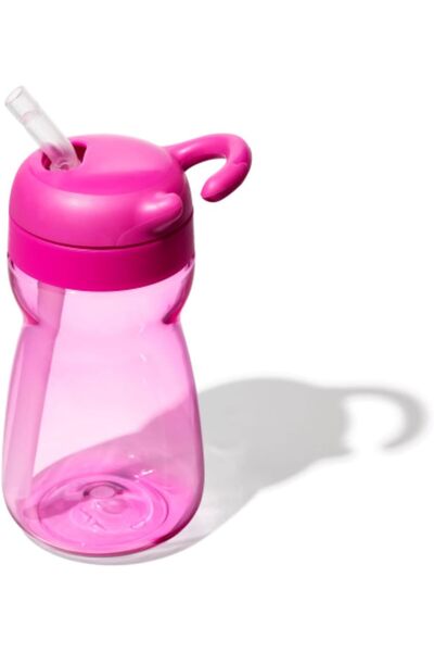 Oxo Tot زجاجة مياه للمغامرات باللون الوردي