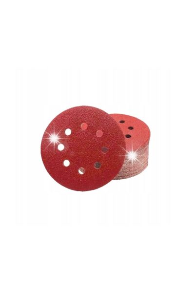 Kraft Set of 50 abrasive discs, 125 mm P120 with velcro,