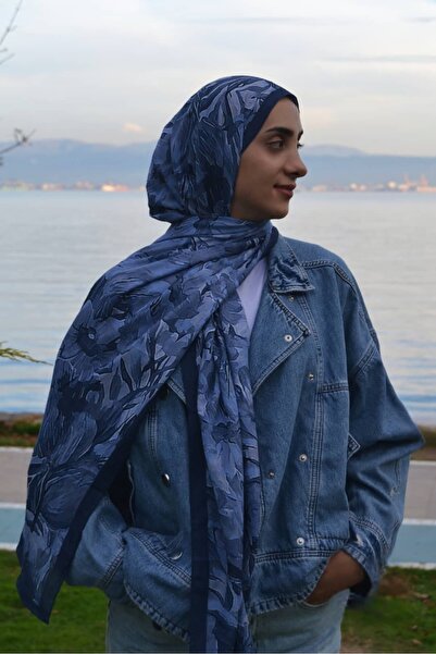 meenscarf Aura Desenli Bambu Şal