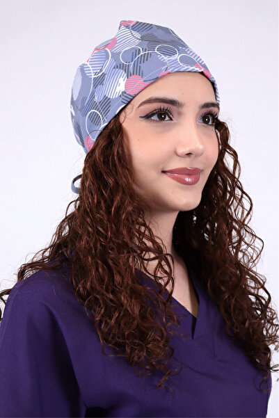 LITTE Unisex Fare Desenli Medikal Cerrahi Bone Doktor Hemşire Hastane Bonesi