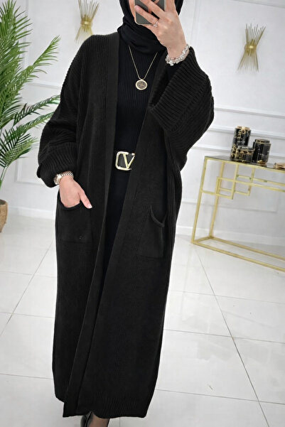 NEWCO كارديجان تريكو منسوج من سيلانيك بجيوب واسعة مقاس كبير (3XL 100-150 كجم)