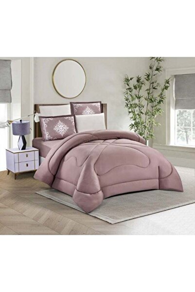 NOON Luxury Double Microfiber Bed Set 4 Pieces