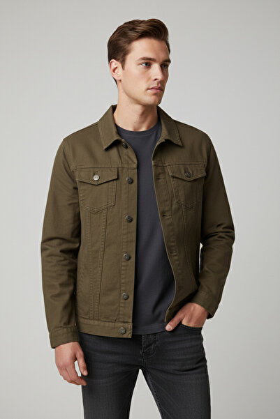 Fulla Moda Buttoned Pocket Denim Jacket