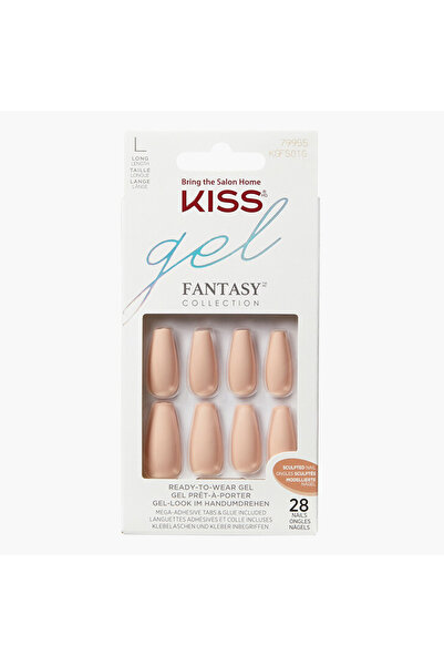 Kiss Cosmetics أظافر منحوتة بتصميم جل فانتسي