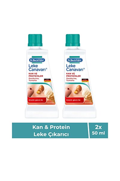 Dr.Beckmann Kan ve Protein Bazlı Lekeler İçin Güçlü Leke Çıkarıcı Set 2’li