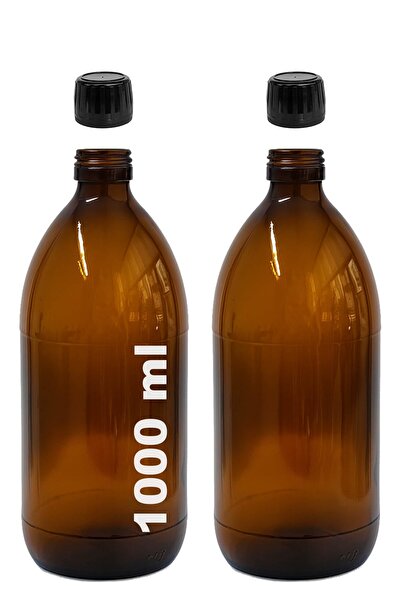 Afracam 1000 ml Round Medicine Syrup Bottle 1000 Cc Amber Brown Glass Bottle ...