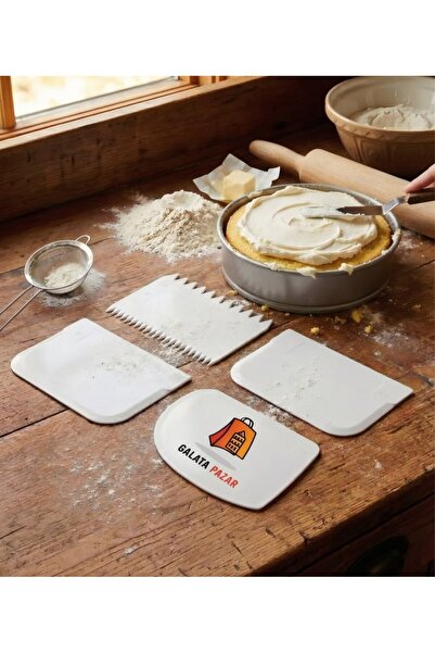 GALATAPAZAR Küçük Hamur Kazıyıcı 4lü Set