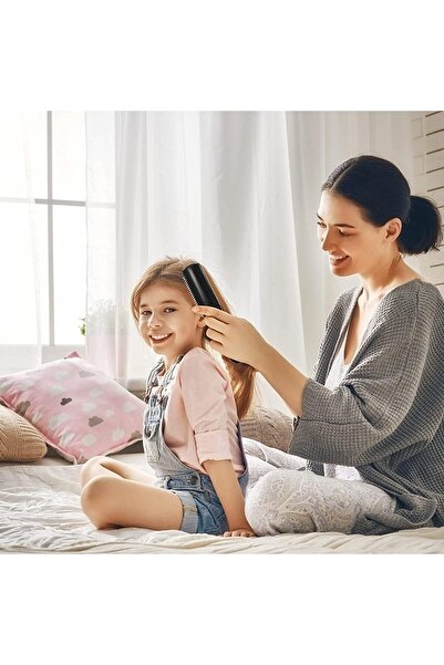 Blooming مشط شعر بتسعة صفوف، مشط مضاد للكهرباء الساكنة مزود بوسادة هوائية