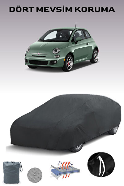 Breen غطاء سيارة فيات 500 أسود من 2007 إلى 2015، غطاء سيارة، خيمة سيارة