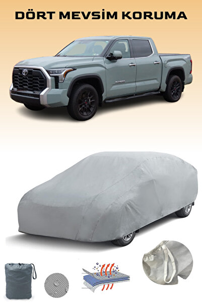 Breen غطاء سيارة تويوتا تندرا 3 كروماكس ستاندرد بيد باللون الرمادي، غطاء سيارة، خيمة سيارة