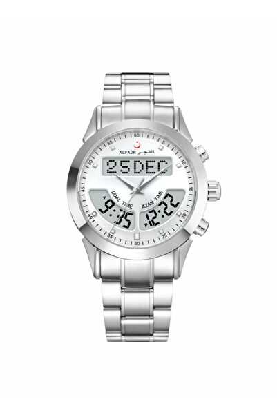 Al-Fajr Luxury 360 Silver Gold Gold Stainless Steel Men's Watch