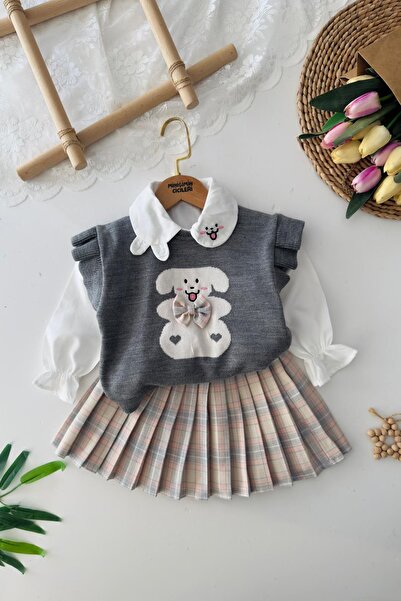 Minigimin Cicileri Моето малко момиченце с сладка пола с шотландски десен и т...