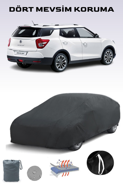 Breen غطاء سيارة سانغ يونغ إكس إل في أسود، غطاء سيارة، خيمة سيارة