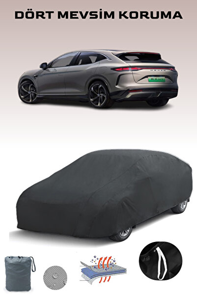 Breen غطاء سيارة أسود من ماركة بي واي دي دينزا N7، غطاء سيارة، خيمة سيارة