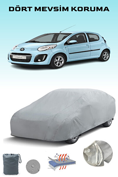 Breen غطاء سيارة رمادي لسيتروين C1 ذو 5 أبواب موديلات 2012 - 2014، غطاء سيارة، خيمة سيارة